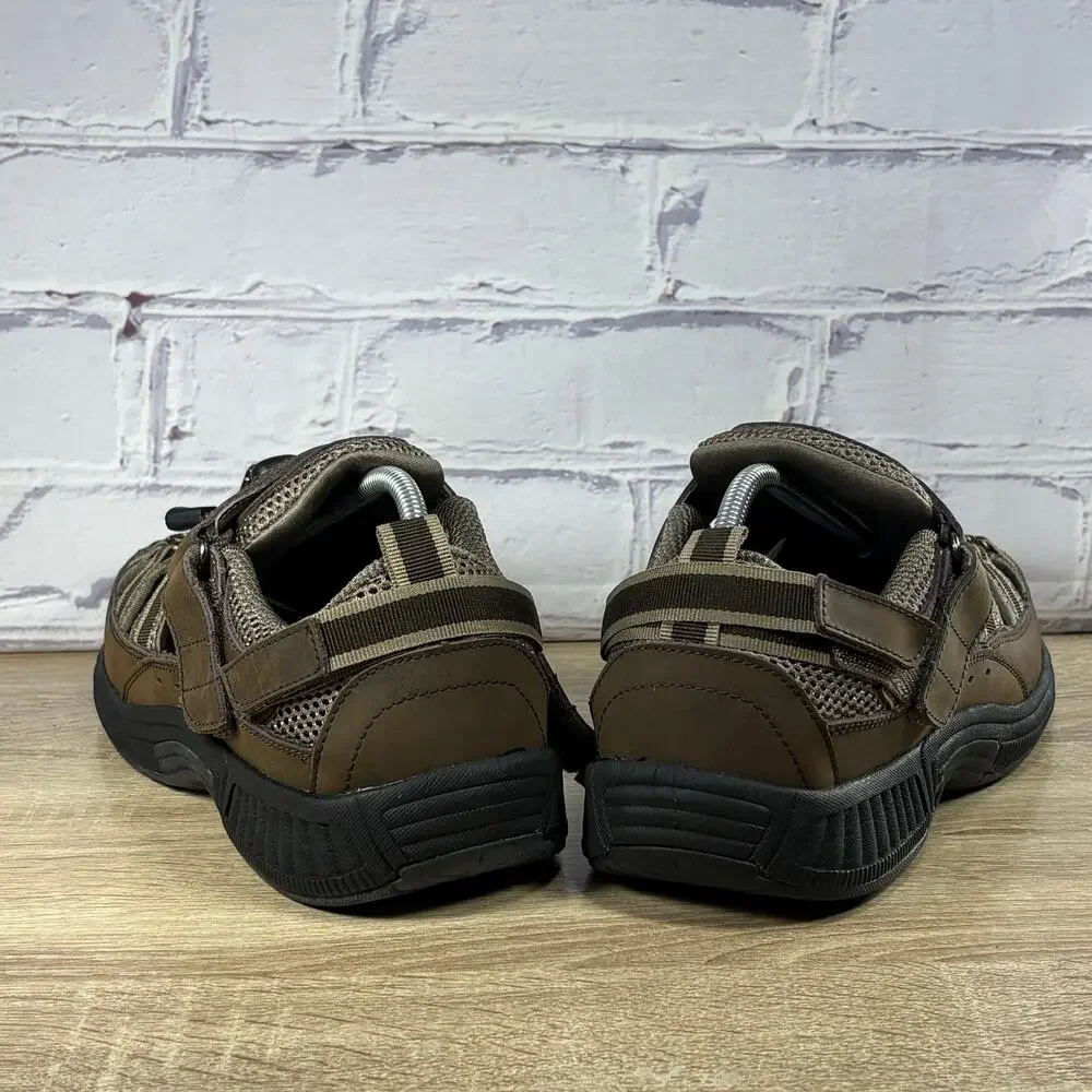 Orthofeet 573 Fisherman Sandals Men's 10 XX-Wide 6E Clearwater Walking Shoes